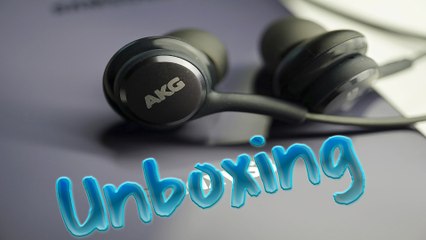 UNBOXING FONE DE OUVIDO AKG GALAXY S8