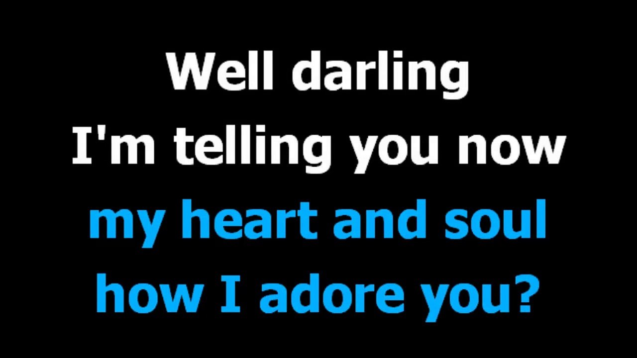 Have i told you lately that i love you  - Elvis Presley -  Karaoke -  Lyrics