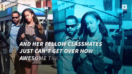 Malia Obama shakes Harvard campus with arrival