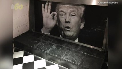 Dublin Bar Offers Reward for Stolen Urinal Mural Of Trump