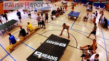 Un nouveau sport en provenance d'Allemagne m?le ping pong et football