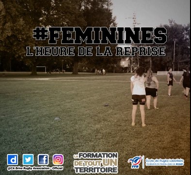 #Feminines : la reprise de l'entrainement en vidéo.