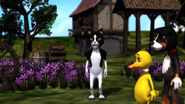 La Gallina y los granos de trigo