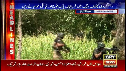 Headlines 2300 23rd August 2017