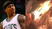 Celtics Fans BURN Isaiah Thomas Jerseys After Kyrie Irving Trade