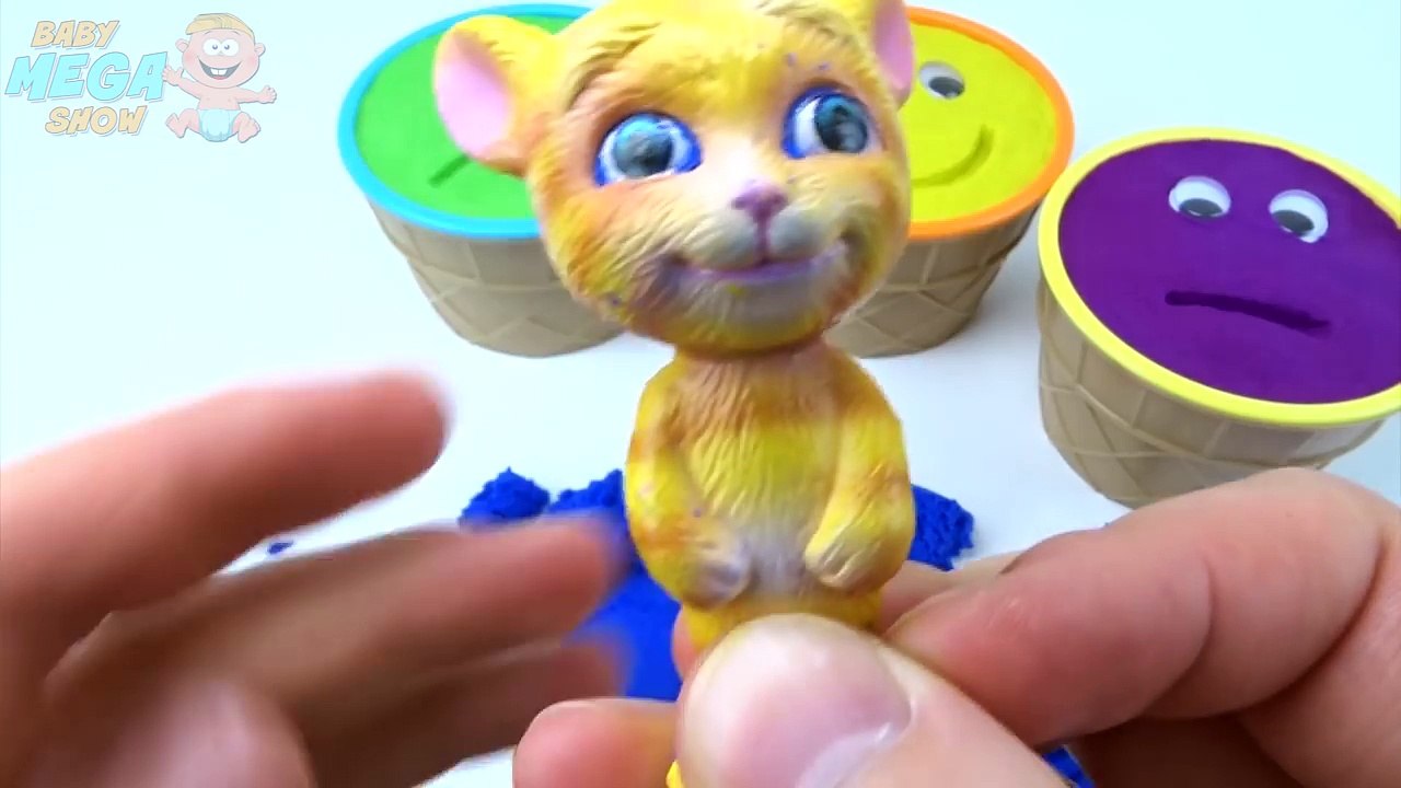 Kinetic Sand Ice Cream Cupcakes Surprise Toys Paw Patrol Talking Tom Peppa Pig PJ MASKS Di