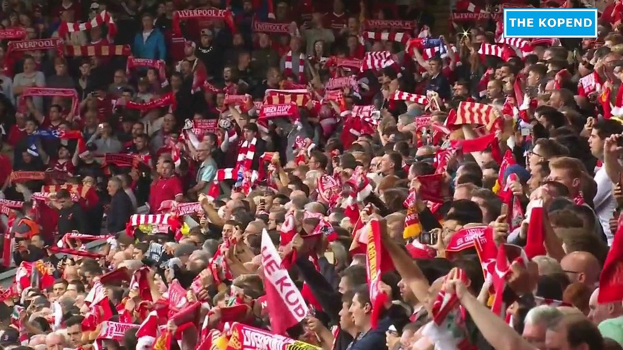 Anfield singing YNWA LFC v Hoffenheim