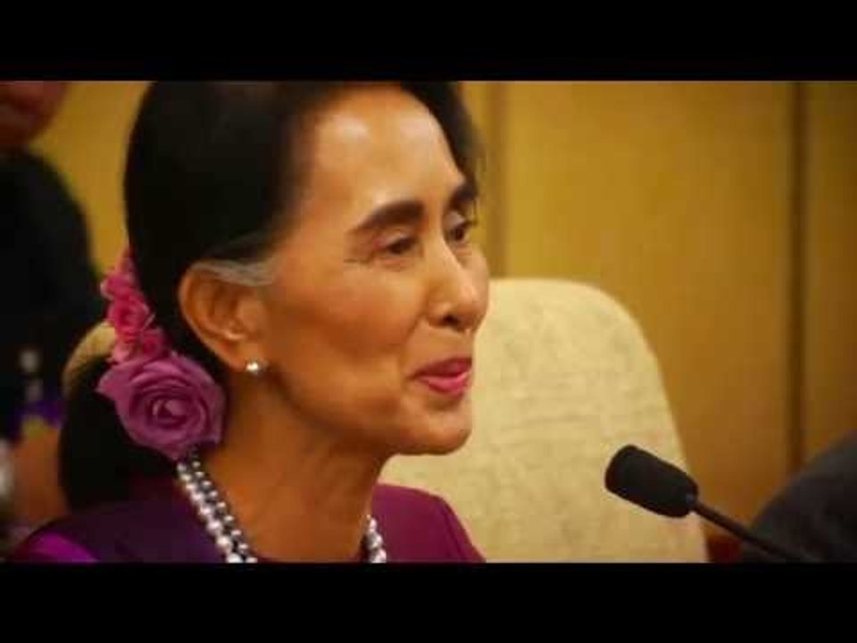 ေဒၚေအာင္ဆန္းစုၾကည္ တရုတ္သမၼတနဲ႔ေတြ႕
