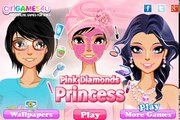 Rosado diamantes princesa Cambio de imagen Juegos para Chicas para jugar