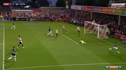 Andre Ayew Goal HD - Cheltenham	0-2	West Ham 23.08.2017