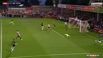 Andre Ayew Goal HD - Cheltenham	0-2	West Ham 23.08.2017