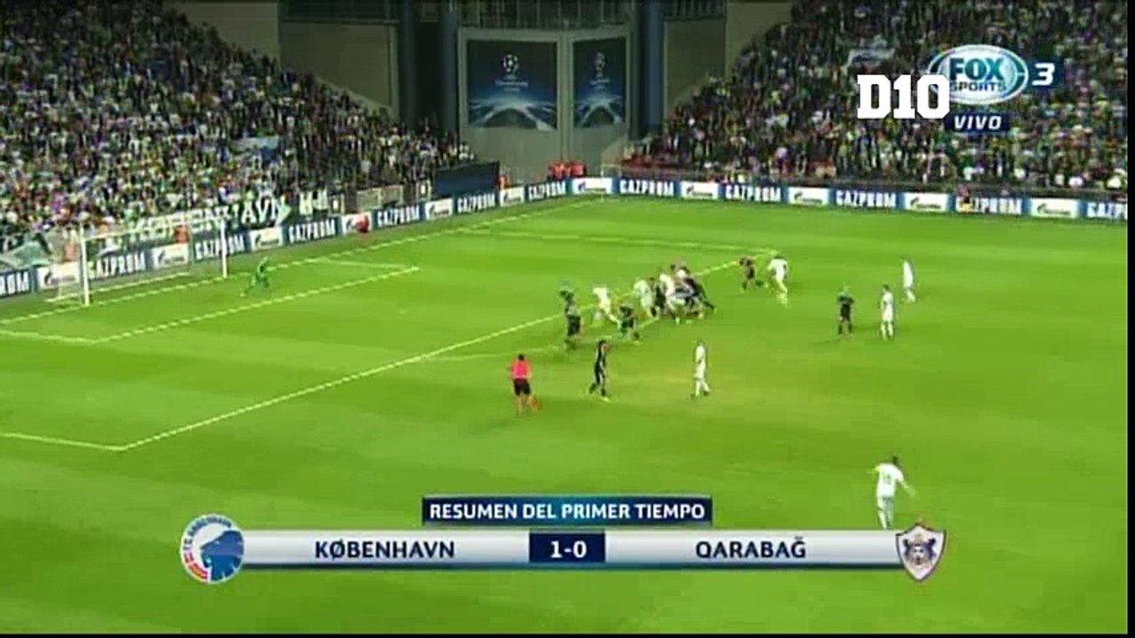 Federico Santander anota en Champions