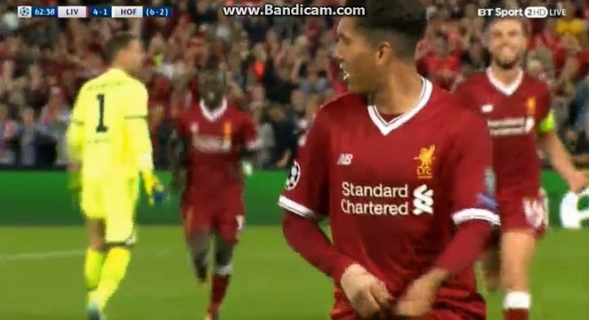 Goal Roberto Firmino HD Liverpool 4 - 1 Hoffenheim 23.08.2017 HD
