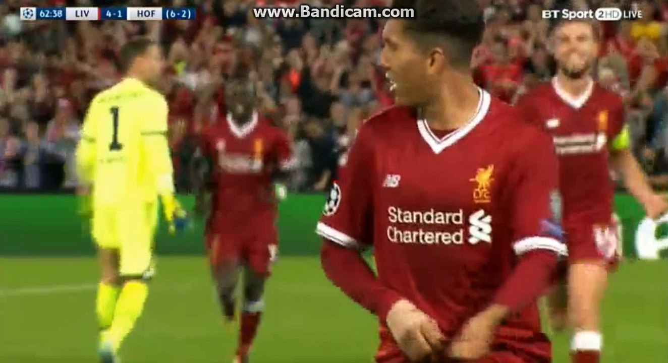 Goal Roberto Firmino  HD Liverpool 4 - 1 Hoffenheim 23.08.2017 HD
