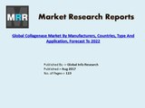 2017 Collagenase Market Size: Analysis by Industry Growth Rate, Trends, Share, Forecast to 2022
