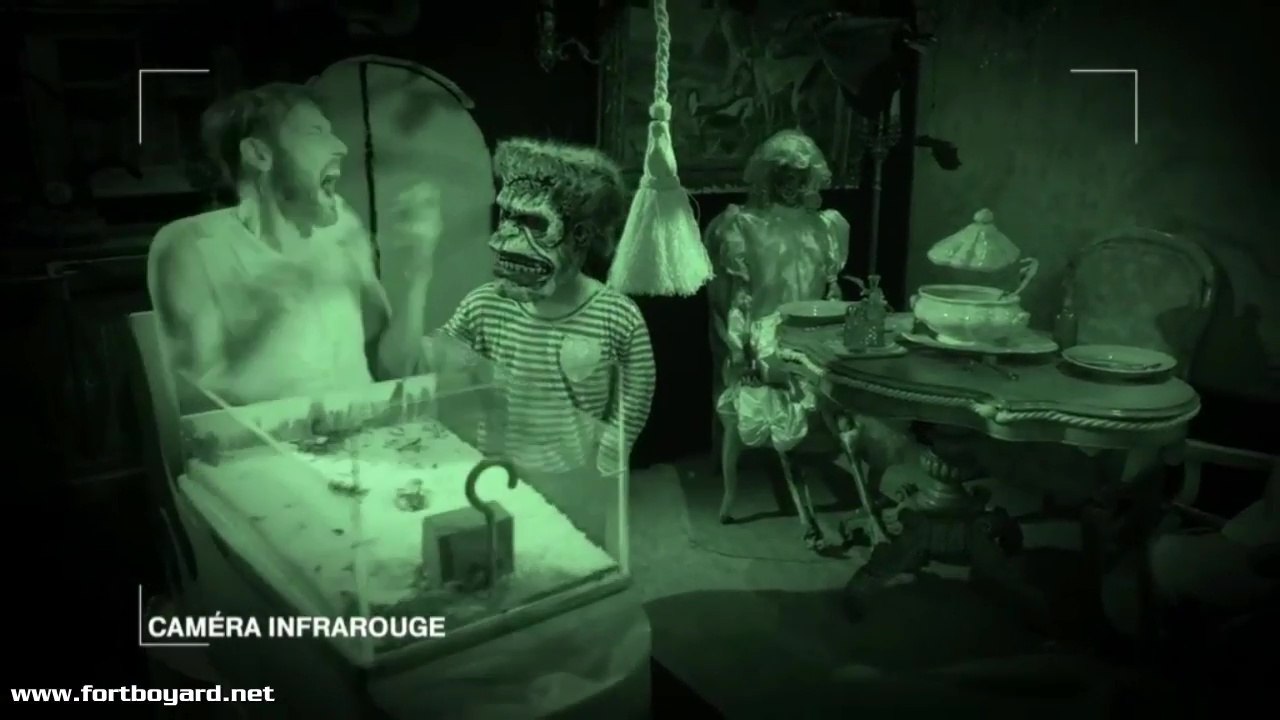 Fort Boyard 2017 : extrait de Laurent Kérusoré dans le Train fantôme (émission du 26 août 2017)