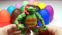 Play Doh Kinder Surprise Eggs Cars Learn Colors Ninja Turtles TMNT Surprise Toys For Kids