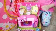 Todos ratón tienda Tent ratón de Minnie de chicas juegos y sorpresas de Barbie y Disney y el fútbol Slaam Minnie cobyrig