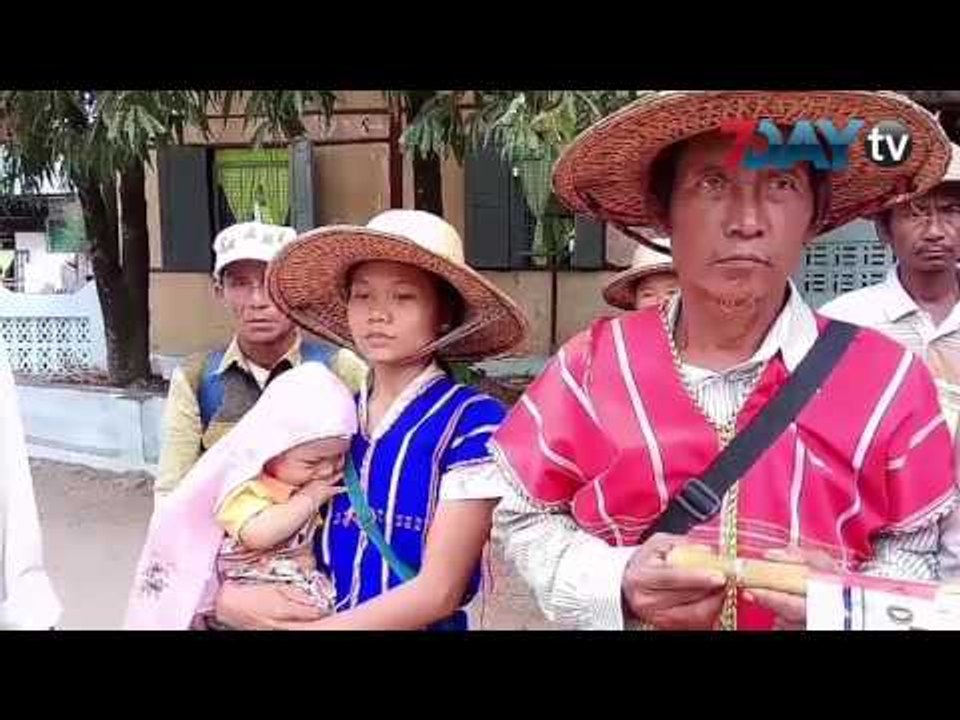 ငပုေတာၿမိဳ႕နယ္ တရားရုံး၊ ေျမစာရင္းနဲ႔ လ၀ကကို ေဒသခံေတြ အသံတိတ္ဆႏၵျပ