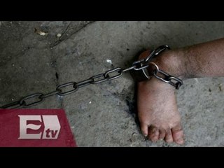 Rescatan en Aguascalientes a niño encadenado por sus padres / Ingrid Barrera