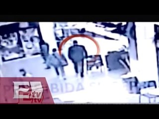 El momento en que los dos policías intentaron asalto en Interlomas / Francisco Zea