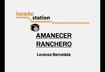 Amanecer ranchero - Jorge Negrete (Karaoke)
