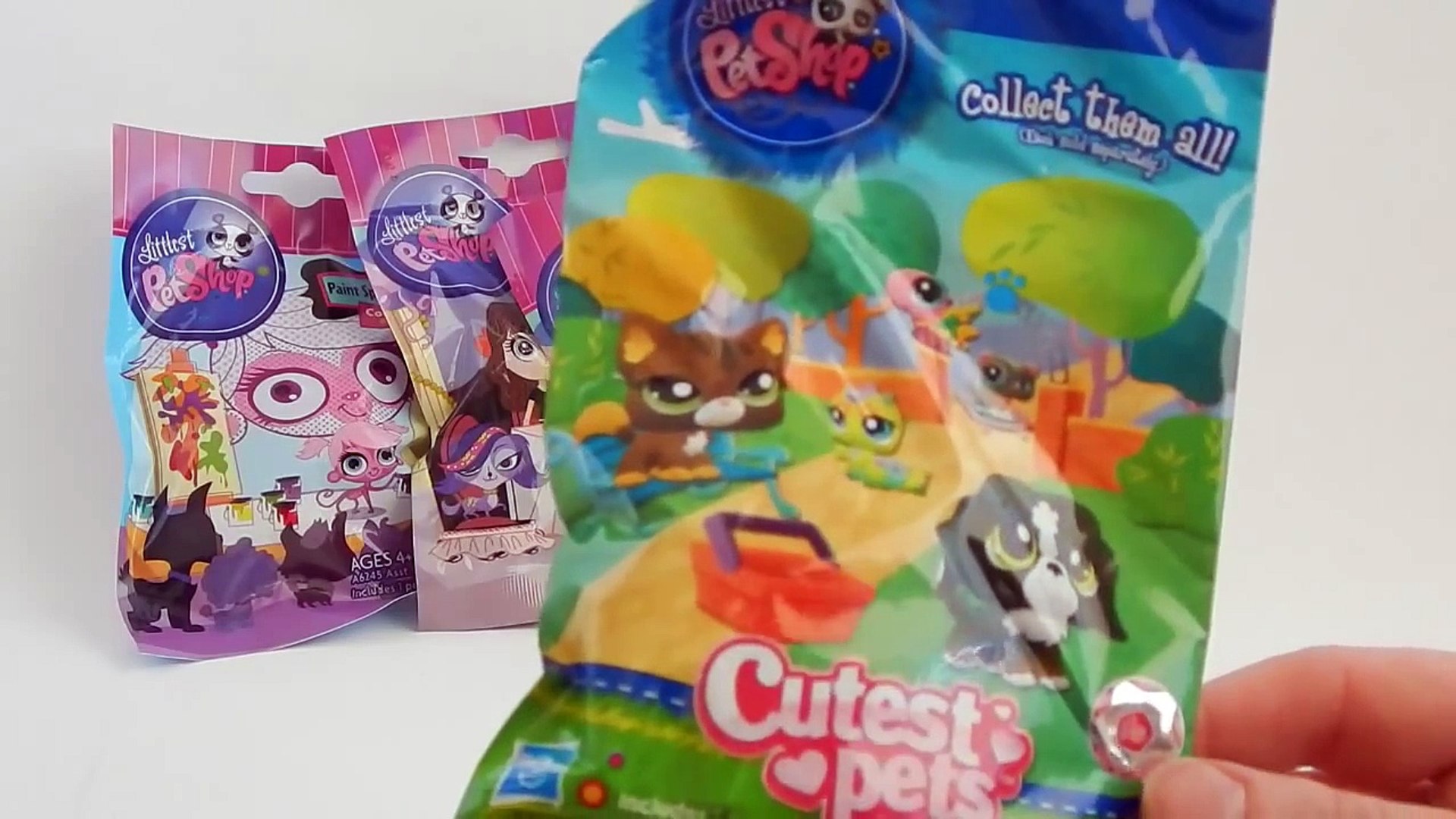 Littlest Pet Shop Blind Bag Mash Up Cutest Pets Party Stylin Pets Paint Splashing Pets обр