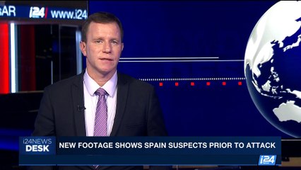 i24NEWS DESK | New footage show Spain suspects prior to attack | Wednesday, August 24th 2017