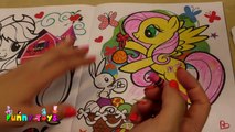 Para colorear páginas televisión Colorear mayo Little Pony para colorear marcadores de colores Fluttershy MLP f