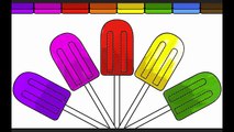 Livre couleur coloration les couleurs enfants Apprendre Nouveau arc en ciel Pages de magasin page popsicle fu