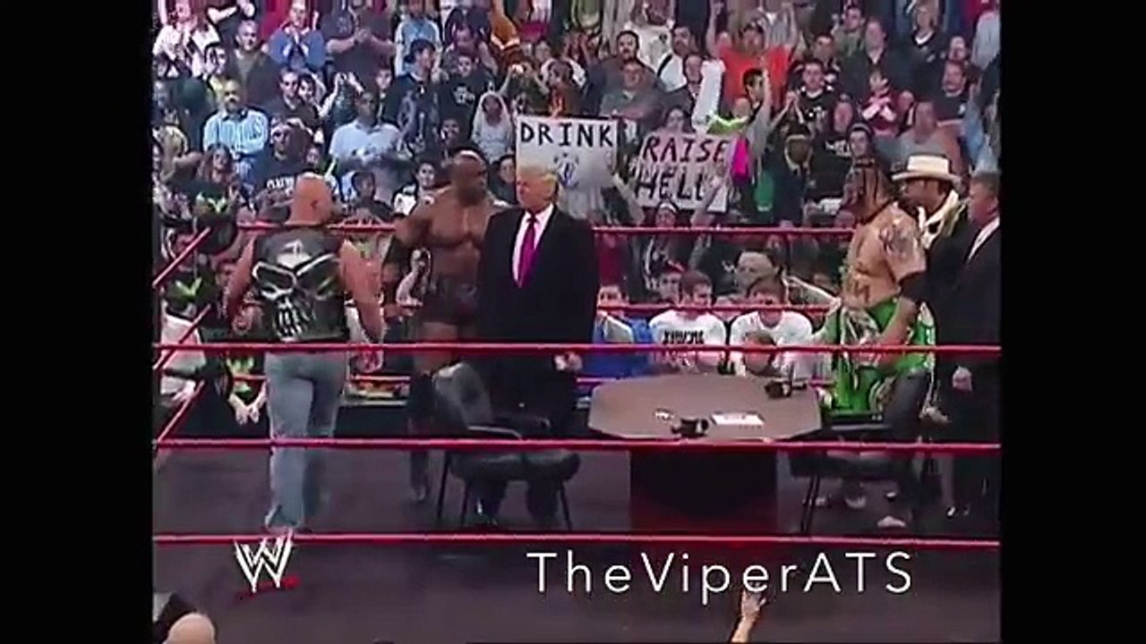 TRUMP vs Stone Cold Fight WWE
