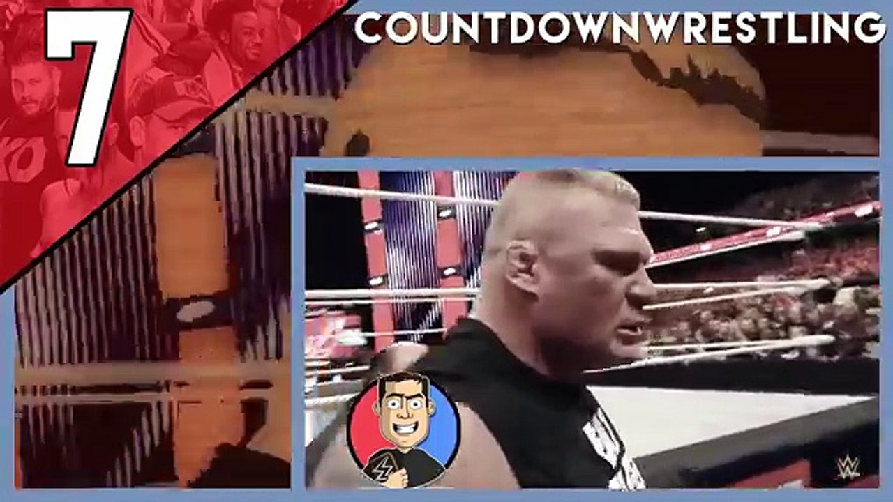 WWE Top 10 SHOCKING Brock Lesnar Moments   CountdownWrestling