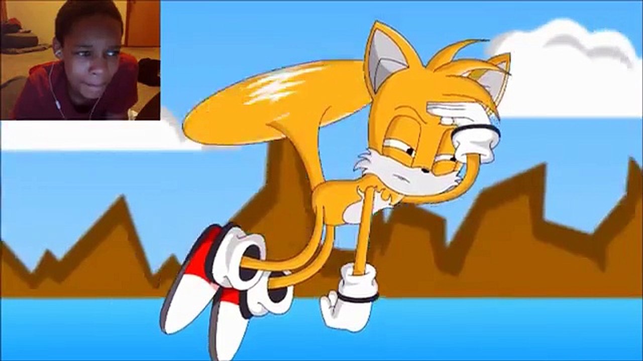 Detrás de desaparición demonio yo parte reacciones Sonic.exe 1 cola |