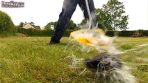 Golf With An Egg Slow Motion GoPro 120fps