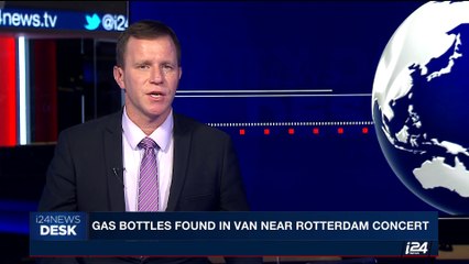 i24NEWS DESK | Gas bottles found in near Rotterdam concert | Wednesday, August 23rd 2017