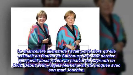 Angela Merkel porte le même kimono à une quinzaine d’années d’intervalle