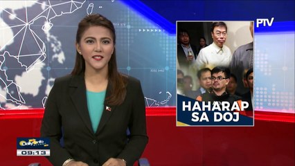 Peter Lim, Peter Co, at Kerwin Espinosa, maghahain ng counter-affidavit sa DOJ