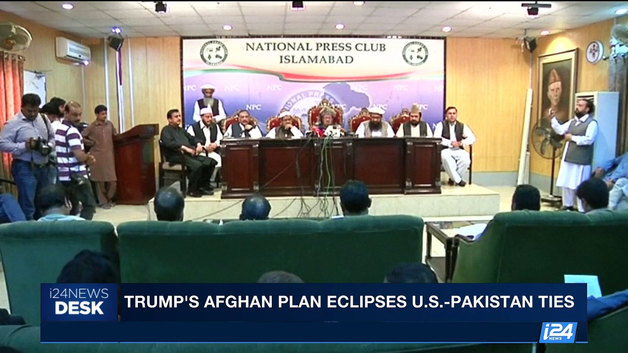 i24NEWS DESK | Trump's Afghan plan eclipses U.S.-Pakistan ties | Thursday, August 24th 2017