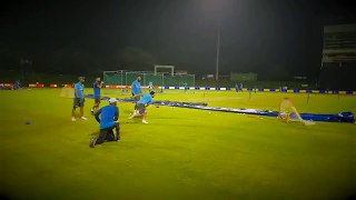 Virat kohli,kedar jadhav fielding practice before 2nd ODI IND v SL