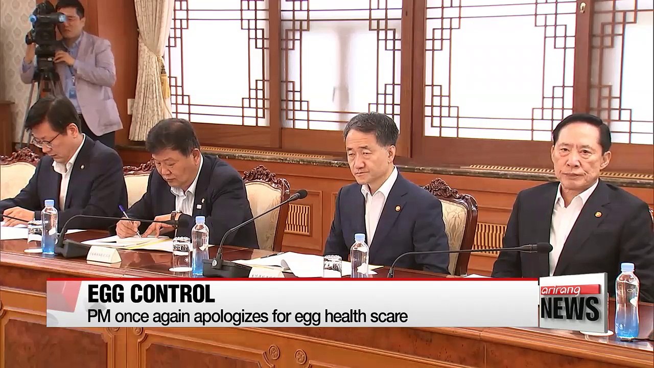 S. Korean PM re-apologizes for egg scare, vows to set-up systematic prevention measures