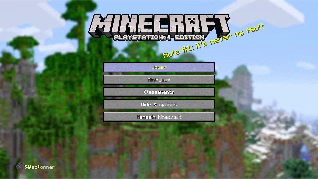 Minecraft: PlayStation®4 Edition survivre avec mxsspeed003 part 2
