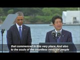 Abe, at Pearl Harbor, hails 'power of reconciliation'