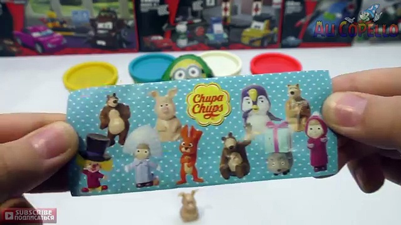 Добрее сюрприз киндер сюрпризы распаковка большого яйца макси,unboxing маша и медведь,роб