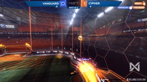 Rocket League - Firstkiller Gets The Tiniest Midair Tap To Slip Around The Defence - by TheRocketDailies