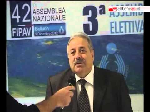 TG 10.12.12 Volley: il barese Giuseppe Manfredi eletto vicepresidente nazionale Fipav