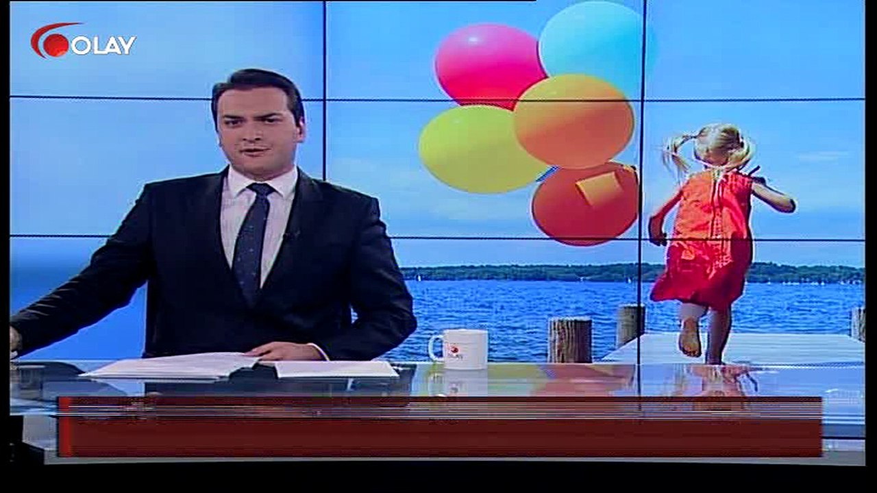 Uçan balon küçük kızın elinde patladı (Haber 23...