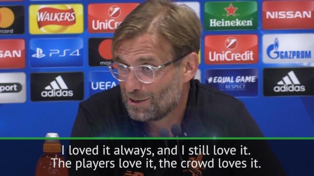 Klopp anticipating 'fantastic European nights at Anfield'