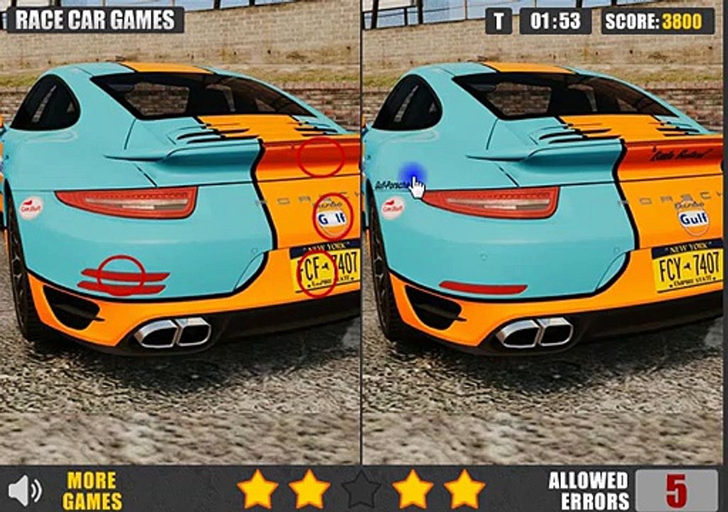 Porsche Differences (Puzzle Game)