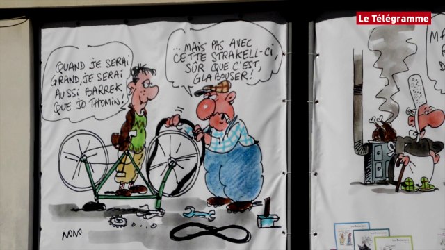 Lesneven (29). Bretonnismes : visite guidée des vitrines de la ville