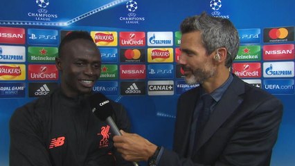 Champions League - Barrages - La réaction de Sadio Mané après la qualification de Liverpool